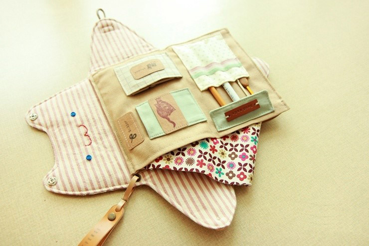 Sewing  Purse Bag Organizer. DIY Pattern & Tutorial.