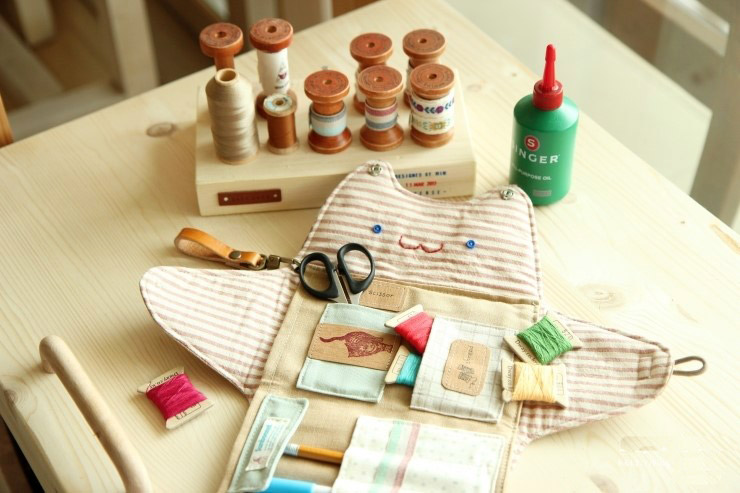 Sewing  Purse Bag Organizer. DIY Pattern & Tutorial.