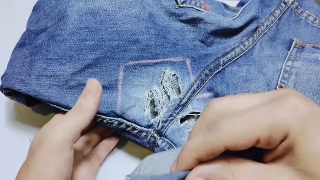 A Magical Solution for Repairing Holes in Jeans Between the Legs ...